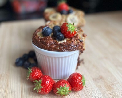 Banana Baked Oats