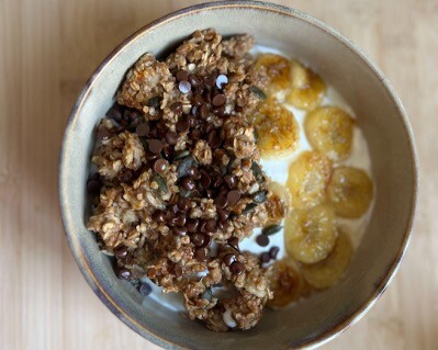 Banana Granola met Skyr