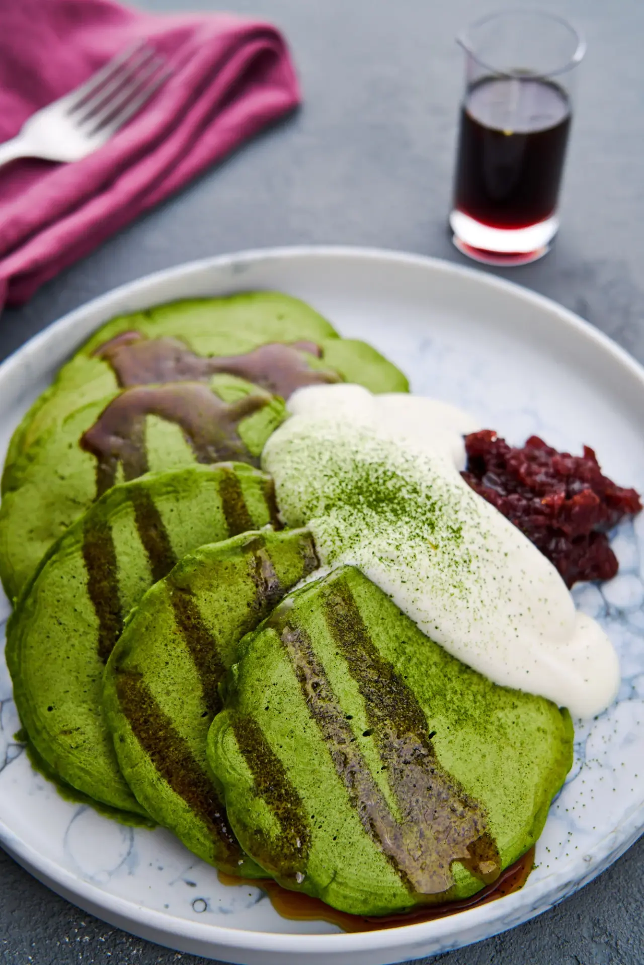 Matcha pancakes 002